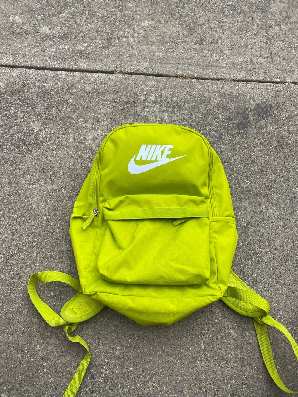 Nike Neon Lime Backpack with White Logo